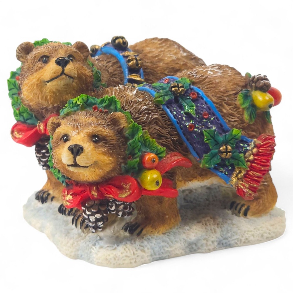 Vintage 1997 Crinkle Claus Crinkle Bears by Possible Dreams (660303)